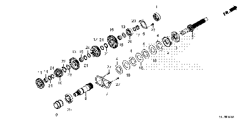 TRANSMISSION (MAINSHAFT)