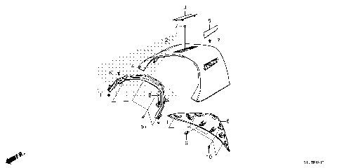 REAR CENTER TOP COVER