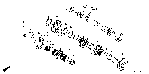 TRANSMISSION (MAINSHAFT)