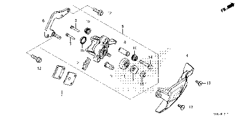 PARKING BRAKE CALIPER
