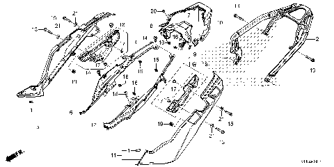 SIDE COVER@REAR CARRIER