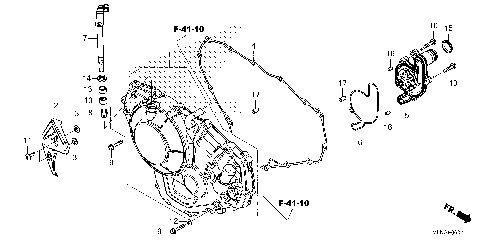 RIGHT CRANKCASE COVER (1)