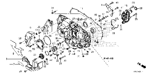 RIGHT CRANKCASE COVER (2)