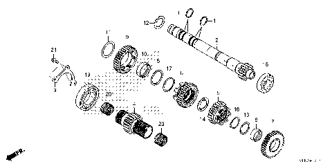 TRANSMISSION (MAINSHAFT)