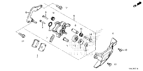 PARKING BRAKE CALIPER