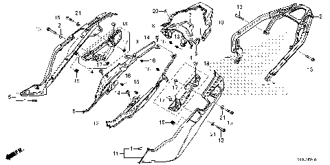 SIDE COVER@REAR CARRIER