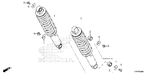 REAR SHOCK ABSORBER