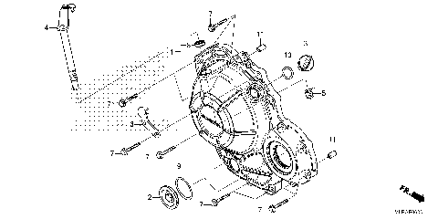 RIGHT CRANKCASE COVER