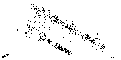 TRANSMISSION (MAINSHAFT)