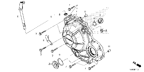 RIGHT CRANKCASE COVER