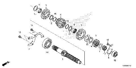 TRANSMISSION (MAINSHAFT)