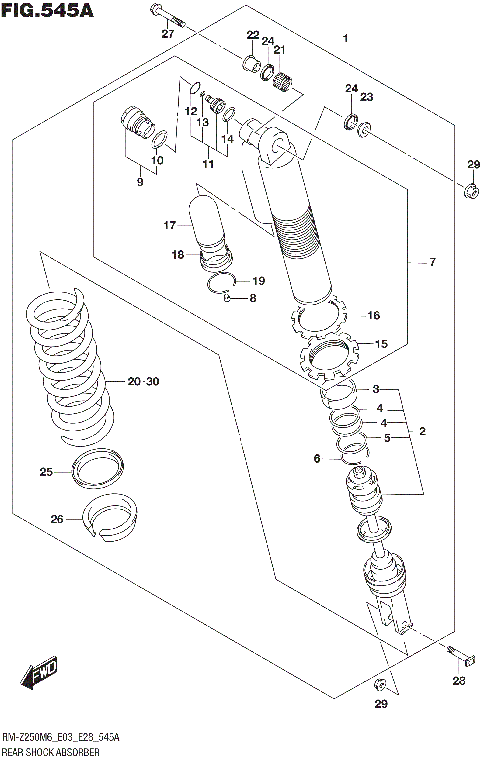 REAR SHOCK ABSORBER