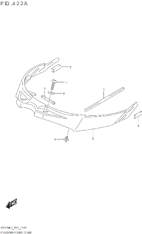 FUEL TANK FRONT COVER
