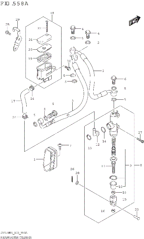 REAR MASTER CYLINDER