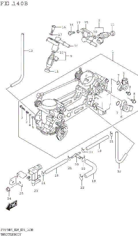 THROTTLE BODY (E33)
