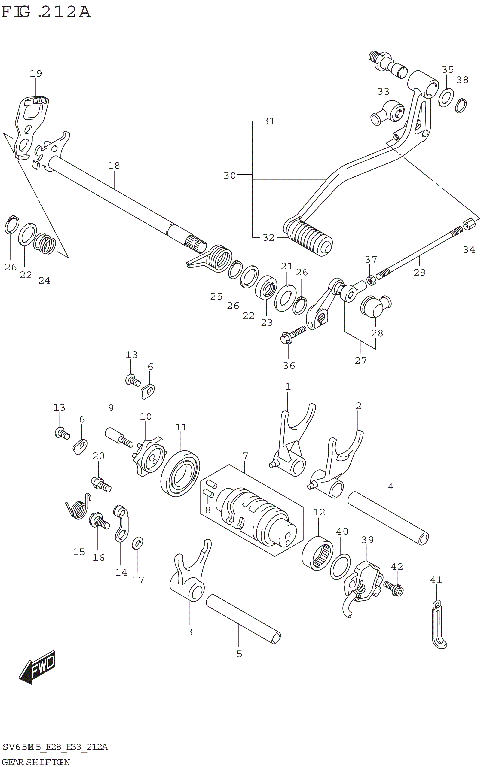 GEAR SHIFTING (SV650A)