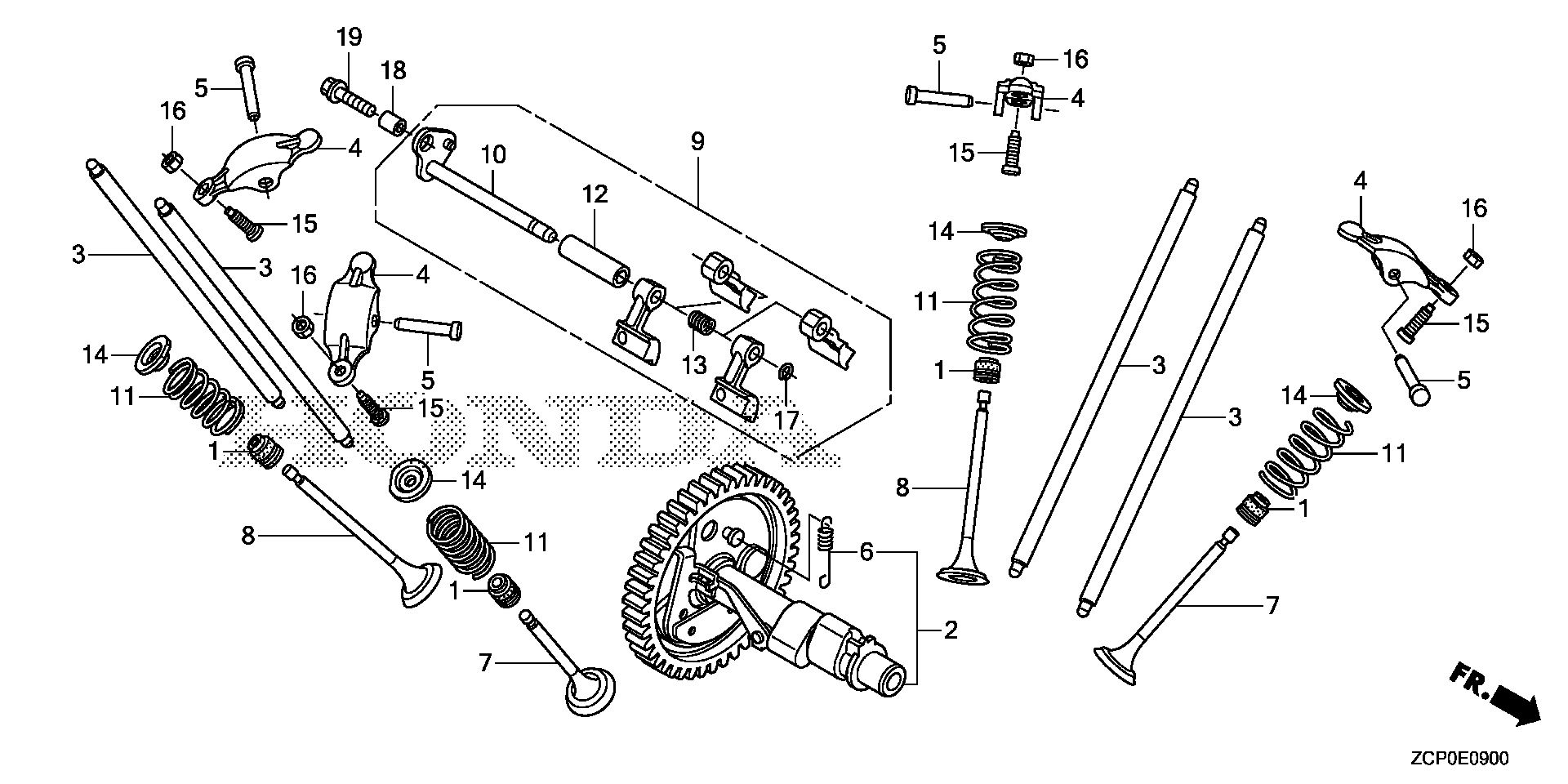 Q3様確認ページ Honda Power Equipment GX630RHX QZB3 CAMSHAFT Engine Parts Finder