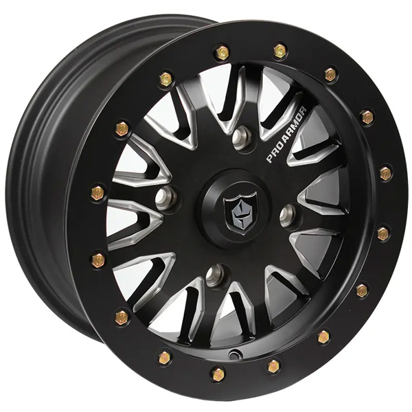 Pro Armor® 15x7 Halo Milled Beadlock Wheel for Sale | Sport Rider