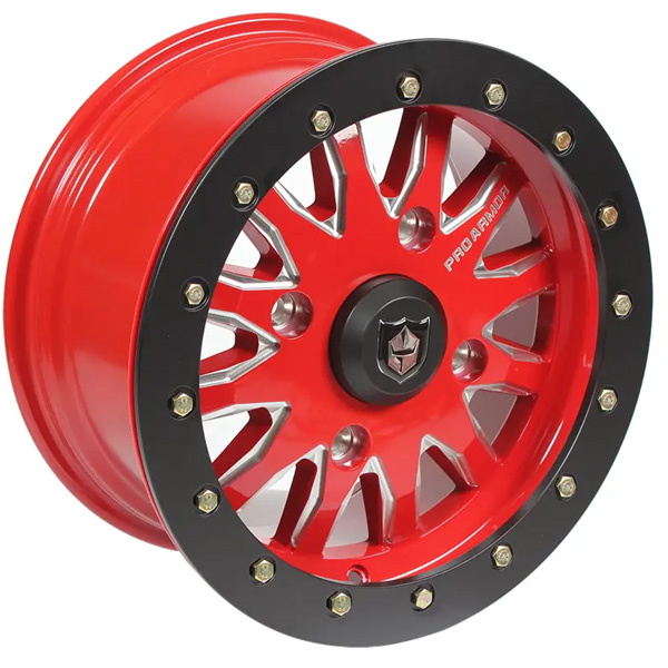 Pro Armor® 15x7 Halo Milled Beadlock Wheel for Sale | Sport Rider