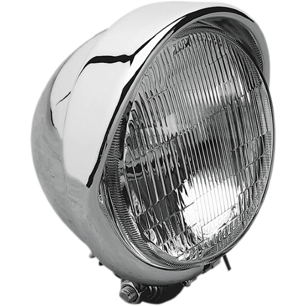 DRAG SPECIALTIES® 5-3/4 IN. HEADLIGHT WITH BUILT-IN VISOR for Sale