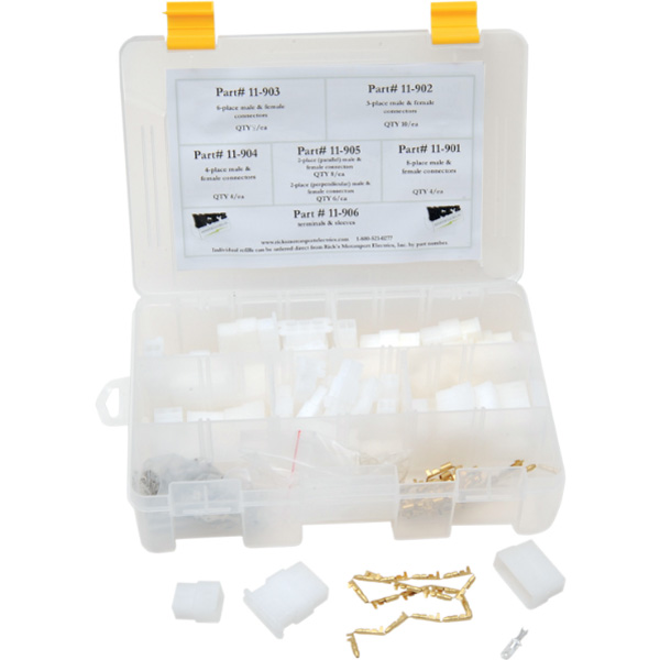 RICK'S MOTORSPORT ELECTRICS WIRE CONNECTORS / TERMINALS KIT