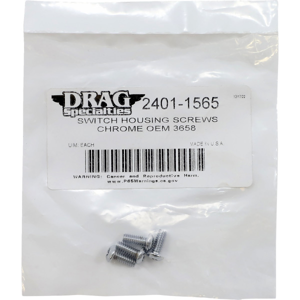 Drag Out ドラッグアウト　DOB-6112MH+ DRAG SPECIALTIES® SWITCH HOUSING SCREW KITS for Sale | Nick's