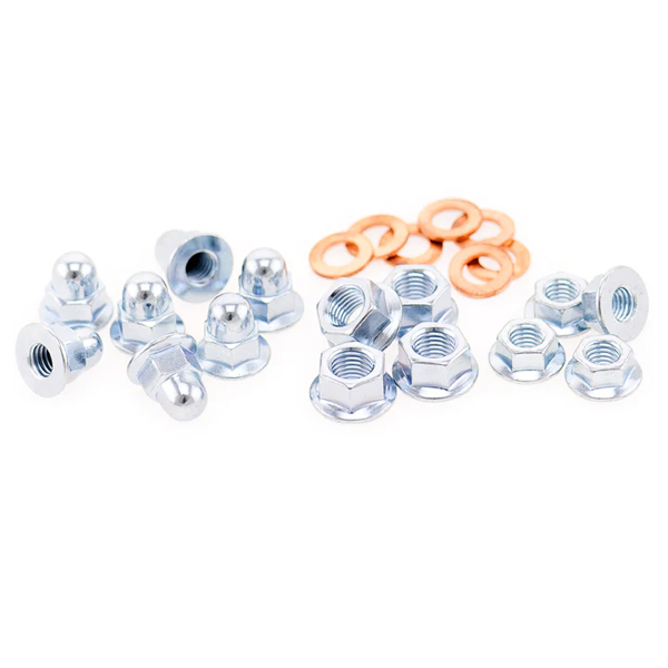 BOLT™ MOTORCYCLE HARDWARE 2 STROKE CYLINDER & HEAD NUTS for Sale