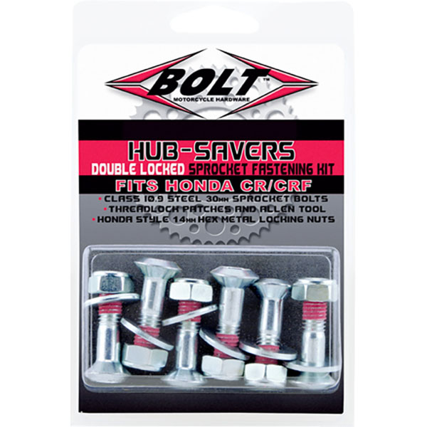 BOLT™ MOTORCYCLE HARDWARE HUB-SAVERS DOUBLE LOCKED SPROCKET