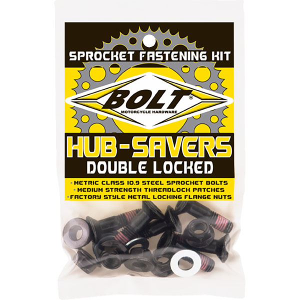 BOLT™ MOTORCYCLE HARDWARE HUB-SAVERS DOUBLE LOCKED SPROCKET