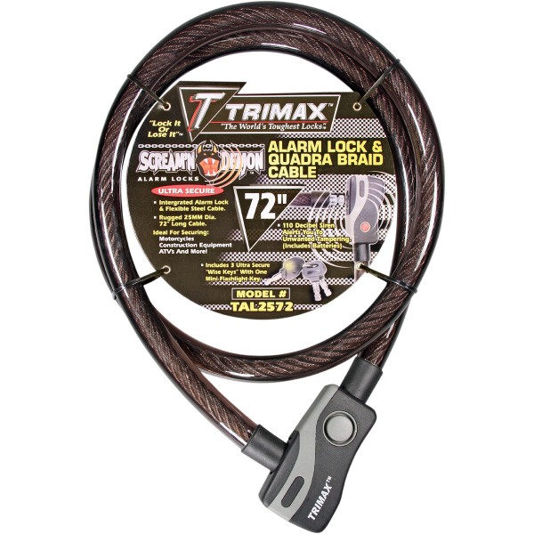 TRIMAX™ ALARM CABLE LOCK for Sale | Thomas Honda & Kawasaki