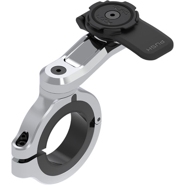 QUAD LOCK® MOTORCYCLE HANDLEBAR MOUNT PRO CHROME-LARGE for