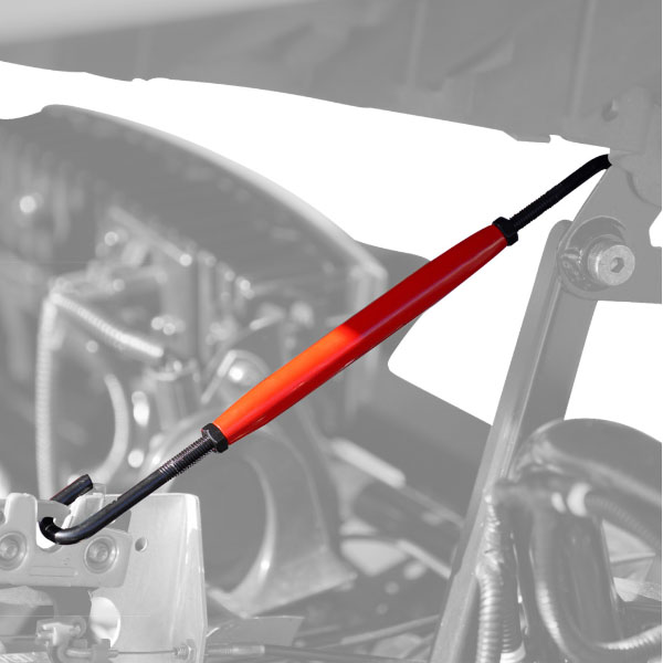 SHOW CHROME® ACCESSORIES ADJUSTABLE HOOD ROD for Sale | Pat and