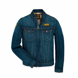 Ducati Scrambler Trucker Patch Mens Denim Jacket for Sale | New