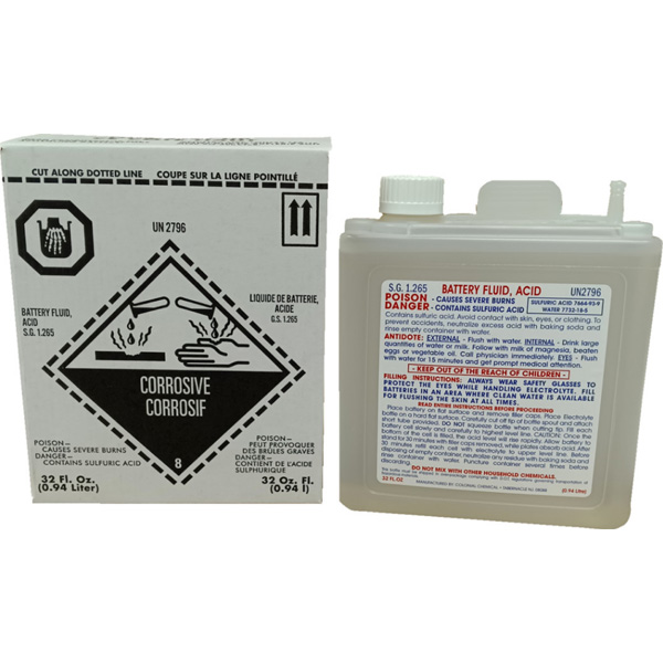 YUASA BATTERY ACID for Sale | Koup's Cycle Shop, Harrisburg PA