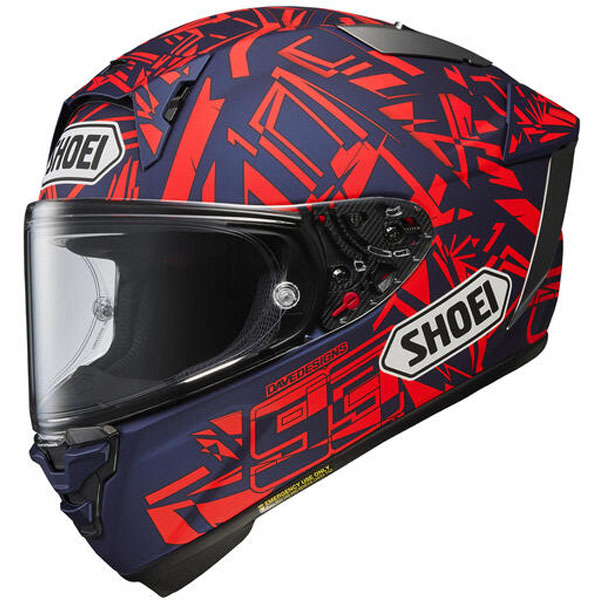 SHOEI X-FIFTEEN MARQUEZ DAZZLE FULL FACE HELMET for Sale