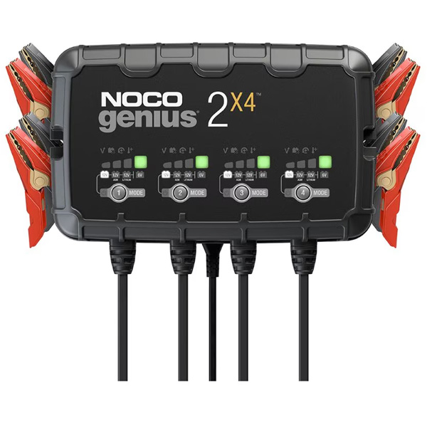 NOCO® Genius®2X4™ 4-Bank Charger for Sale | Two Jacks Cycle