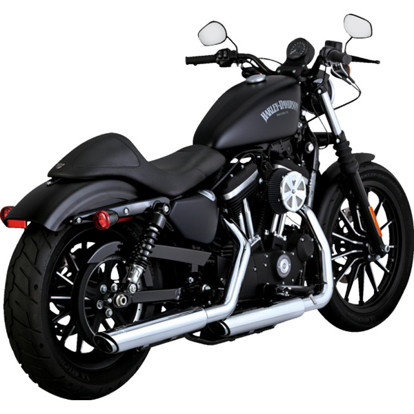 VANCE & HINES 3 IN. TWIN SLASH PCX™ SLIP-ON MUFFLERS FOR XL