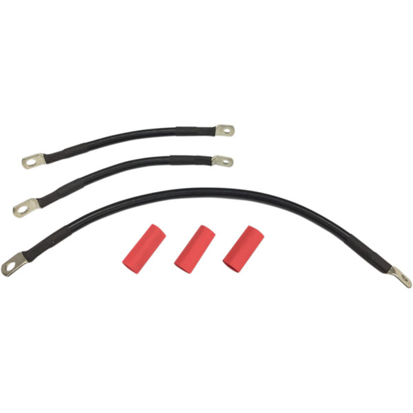 DRAG SPECIALTIES® BLACK BATTERY CABLE KITS for Sale
