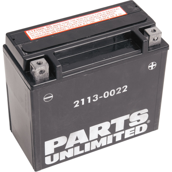 PARTS UNLIMITED® HIGH-PERFORMANCE AGM MAINTENANCE-FREE