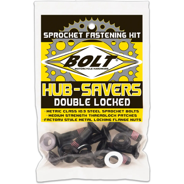 BOLT™ MOTORCYCLE HARDWARE HUB-SAVERS DOUBLE LOCKED SPROCKET