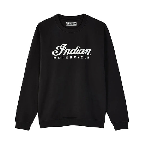 Sweat-shirt Indian Motorcycle Pour Homme - Fabriqué En Allemagne, 80% Coton 20% Polyester - Coupe Moderne, Qualité Öko-Tex
