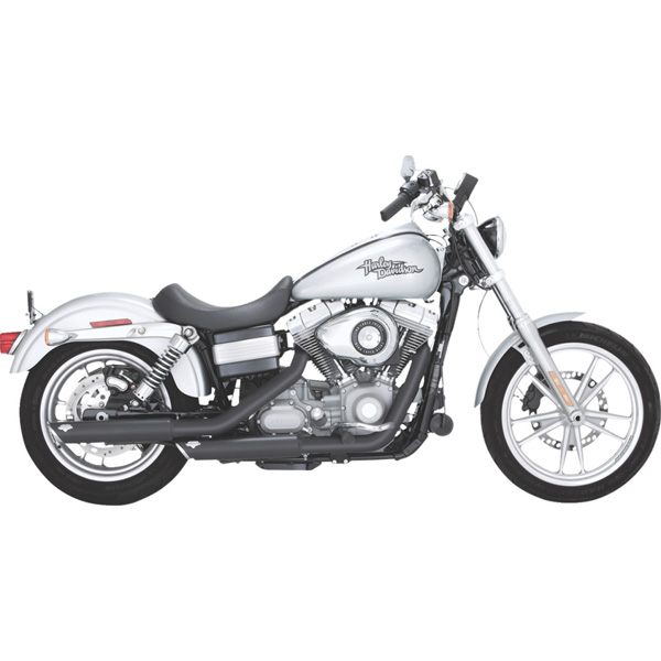 【A-FLOW】DYNASTYBLACK LINE LISA No.5 VANCE & HINES 3 IN. TWIN SLASH PCX™ SLIP-ON MUFFLERS FOR