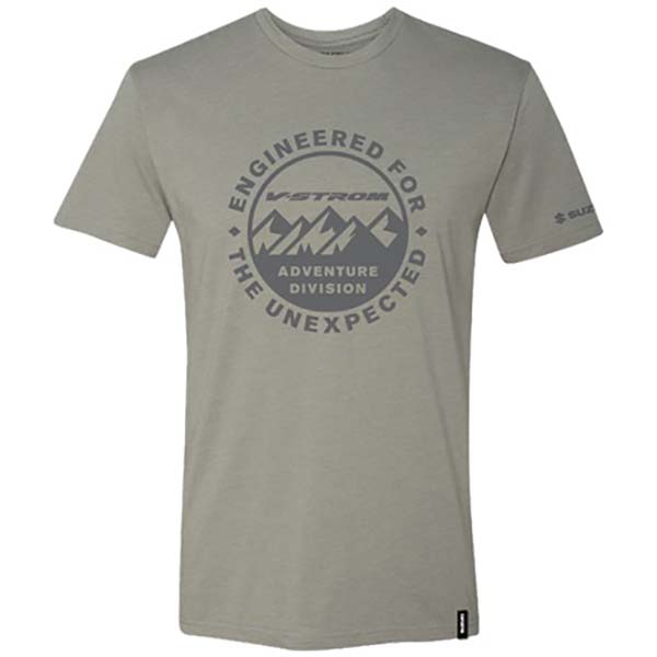 V-Strom &ldquo;Engineered For The Unexpected&rdquo; T-Shirt for Sale 