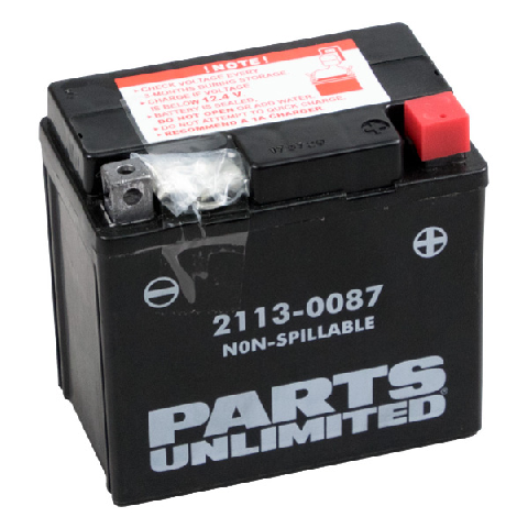 PARTS UNLIMITED® FACTORY-ACTIVATED AGM MAINTENANCE-FREE BATTERIES