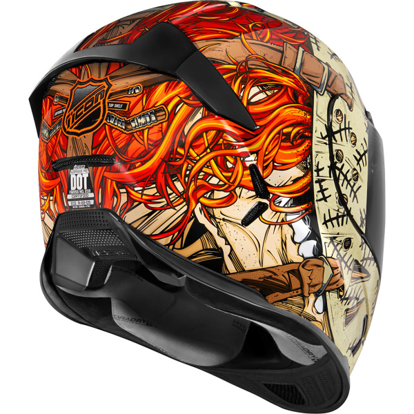 icon airframe pro construct helmet Reentry the riders head positioning requires increased angle to maintain visibility and stability Icon Airframe Pro TopShelf Helmet,