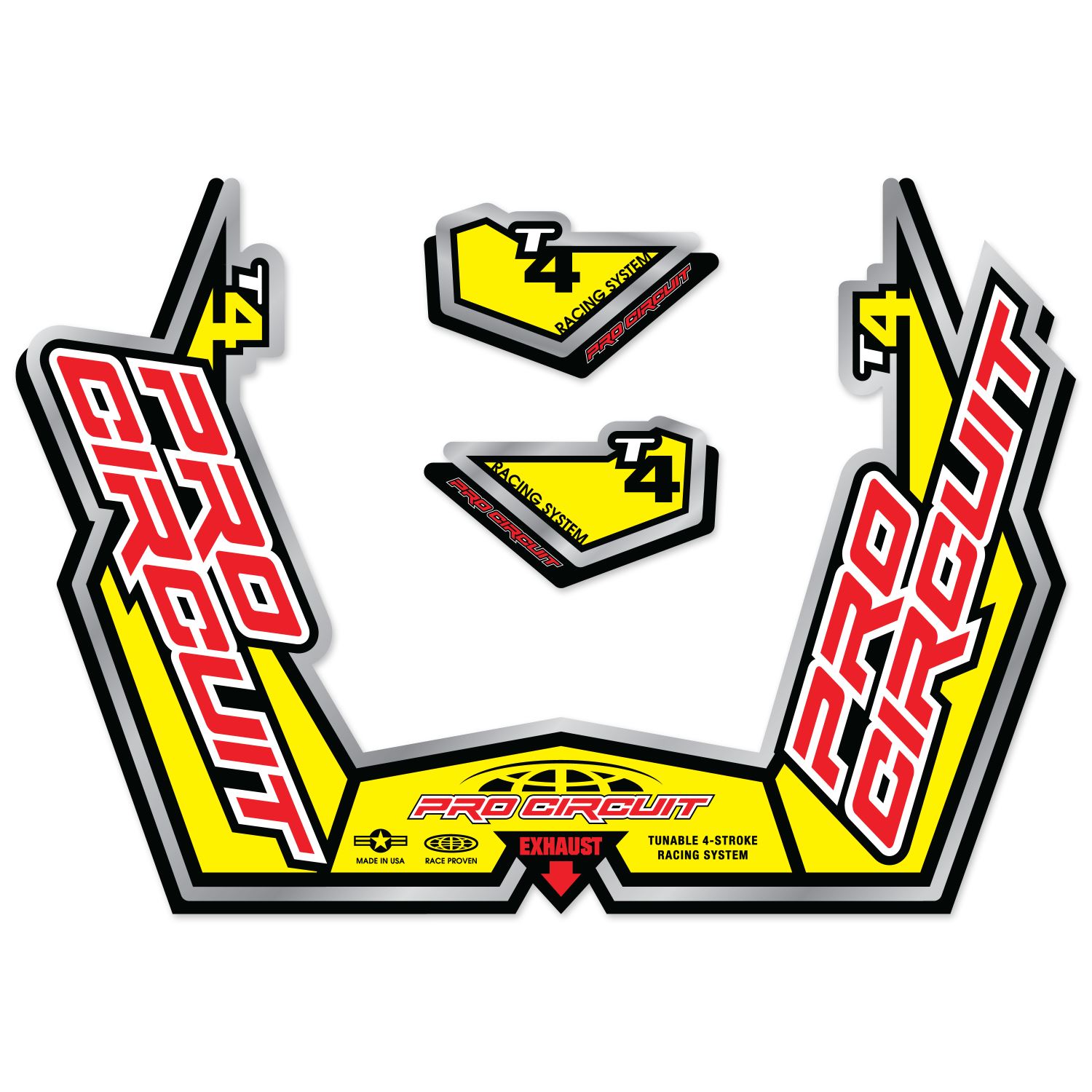 PRO CIRCUIT MUFFLER STICKER KIT for Sale | Riverfront Powersports