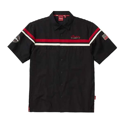 Indian Motorcycle 刺繍ボウリングシャツ Indian Motorcycle 刺繍ボウリングシャツ Shirts & T-Shirts for
