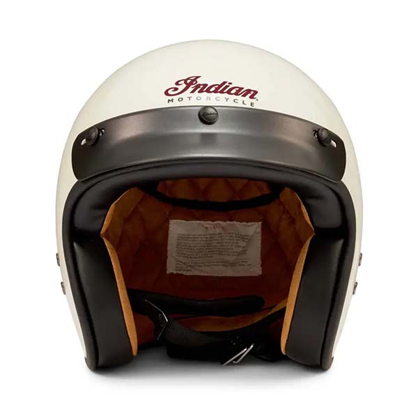 Indian retro open face helmet top