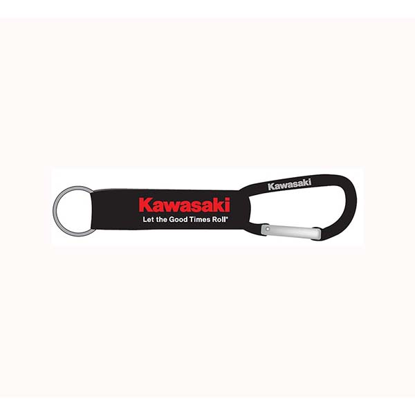 Kawasaki Let The Good Times Roll® Carabiner Keychain for Sale