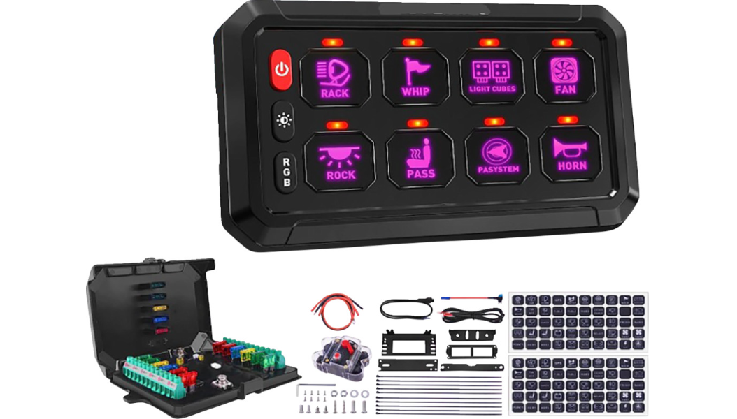 Switchsセット MOOSE Gang Switch Panel - 8 Position for Sale | Powersports 1, Inc